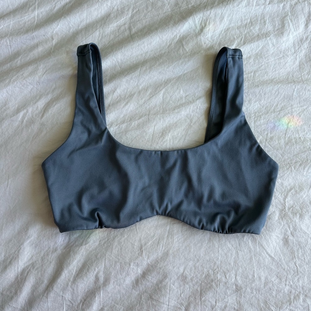 Gymshark blue/grey Sports Bra